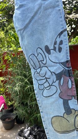 Mickey Mouse Graphic Denim Jeans