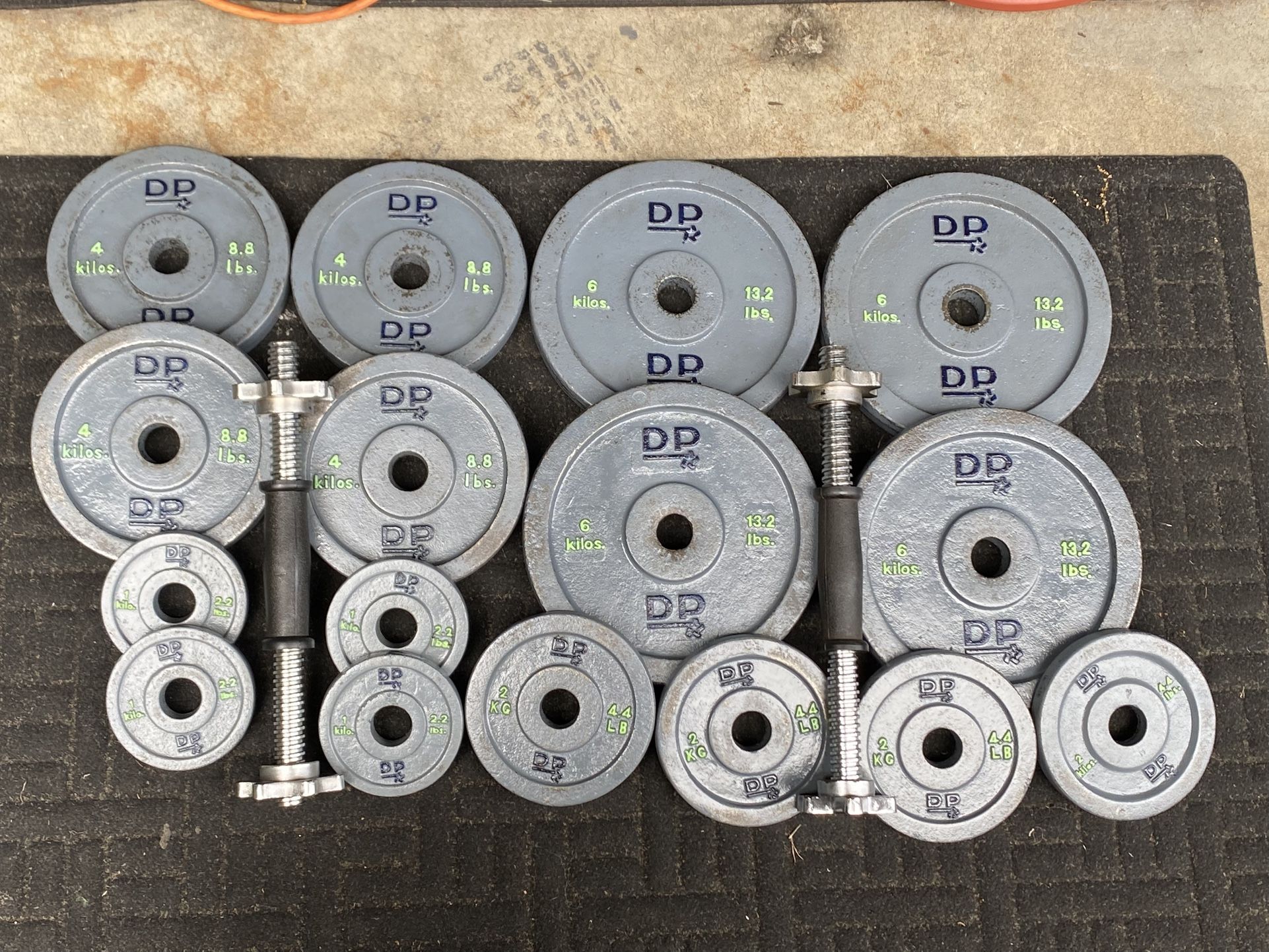 Standard Weights 1” Hole