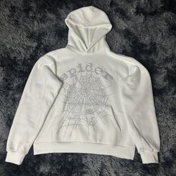 White VVS spider hoodie Size M
