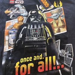New Star Wars Lego Once And For All kids T-shirt size 6