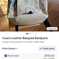 Coach X Jean Michel Basquiat Track backpack