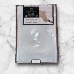 Clear Vinyl Table Protector