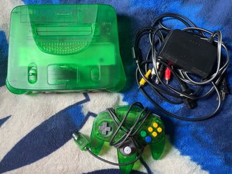 Nintendo 64  Jungle Green Console Bundle