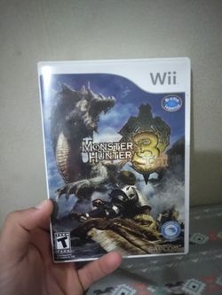 Monster hunter 3 Nintendo Wii game