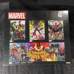 Marvel Spider-Man 4 Puzzle Set