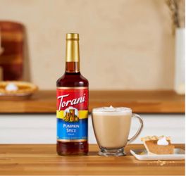 Pumpkin spice Torani syrups