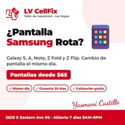 Reparacion de Pantalla Samsung | Cambio de Pantalla Galaxy S, A, Note, Z Fold & Z Flip | Samsung Screen Repair Las Vegas