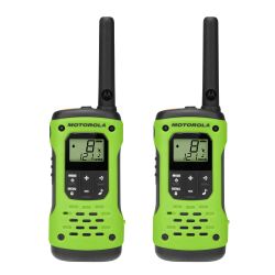 Motorola Solutions T600H2O Talkabout Waterproof FRS 2-Way Radio 22 Ch 35 Mile Green 2-Pack Retail $84.00
