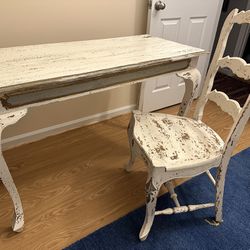 Antique Table And Chair