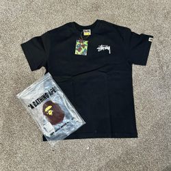 Stüssy x BAPE Medium & Small 