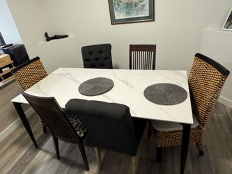 6 person dinning room table