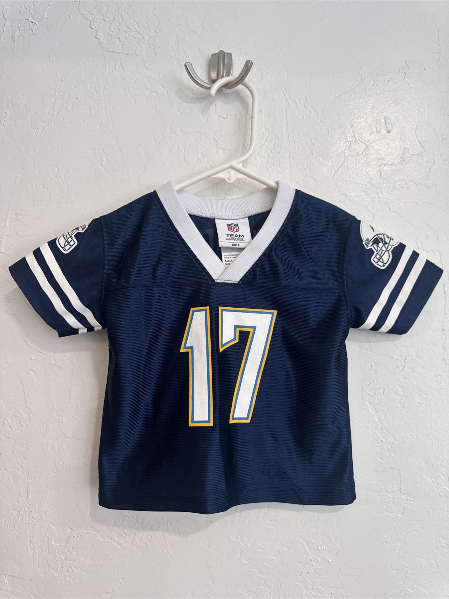 NFL team apparel Chargers Jersey #17 Size 12m