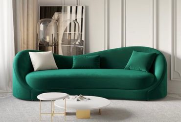 Soft Green Love Seat