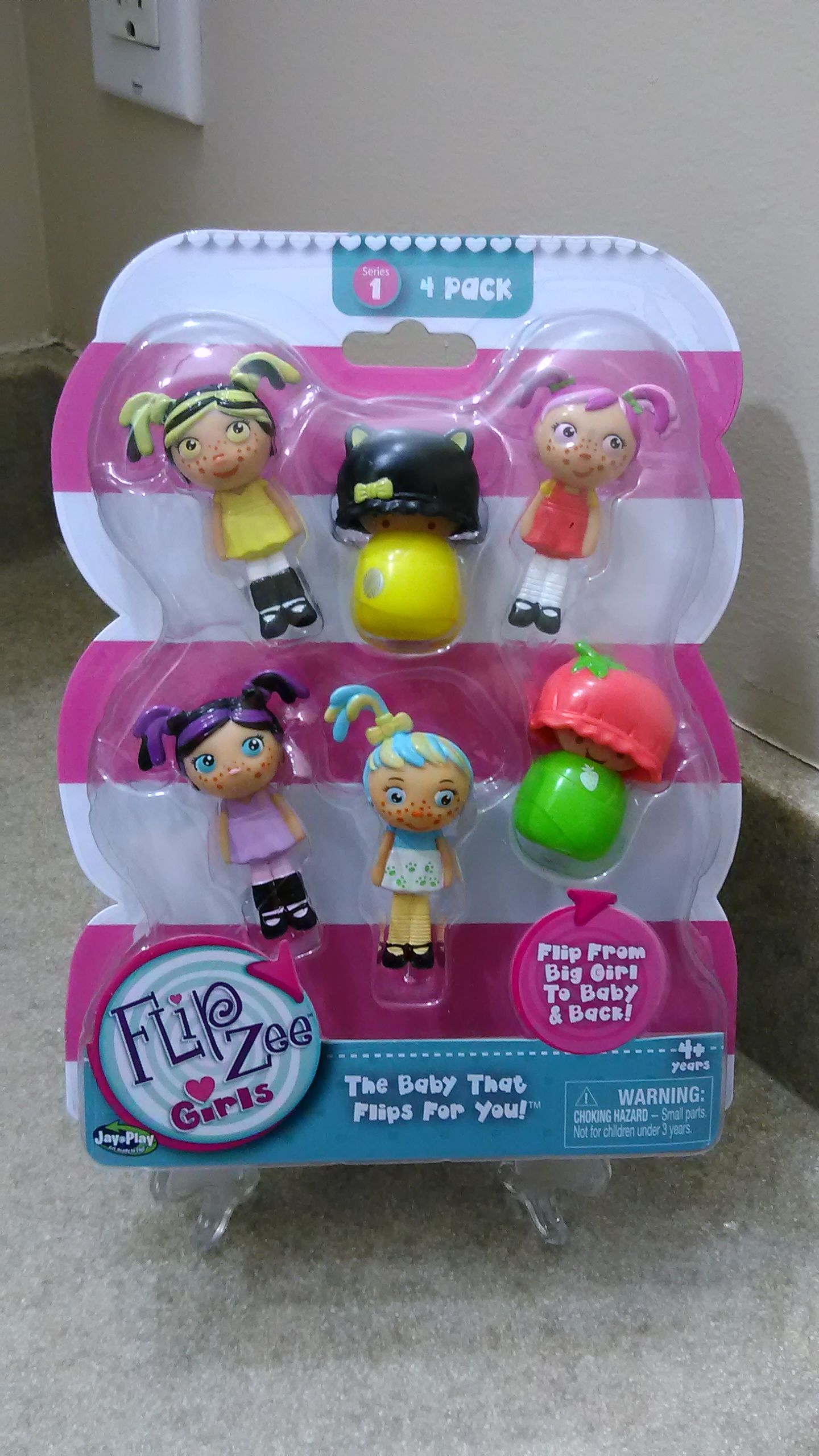 Brand New Flip Zee Girls Series 1 ( 4 Pack ) Last Pack