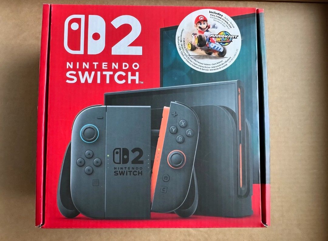 NINTENDO SWITCH 2 MARIOKART WORLD CONSOLE BUNDLE