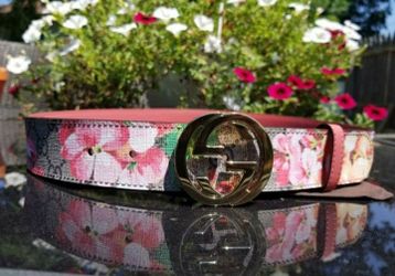 Gucci bloom belt pink sale