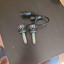 Brand New Led Headlight Bulbs 9006 6000k Bright White Color 4 Sided Plug And Play 