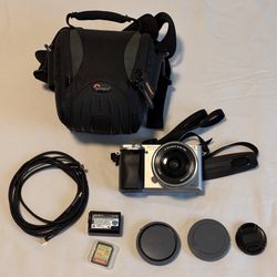 Sony a6000 Camera with 16-50mm Lens + Extras