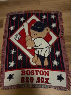 Boston Red Sox Woven Tapestry Throw Blanket
