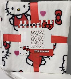 Hello Kitty Twin Blanket 