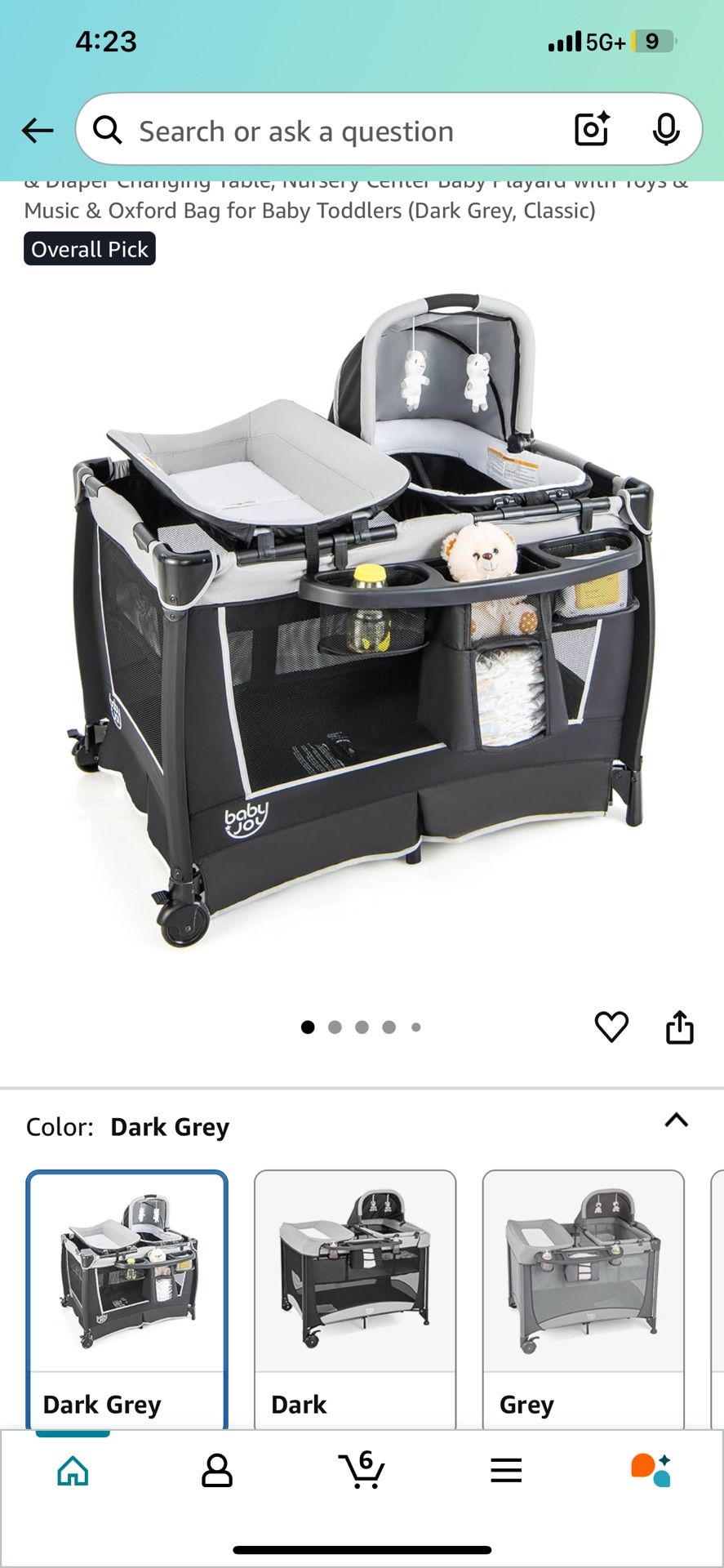 BABY JOY 4 in 1 Pack and Play