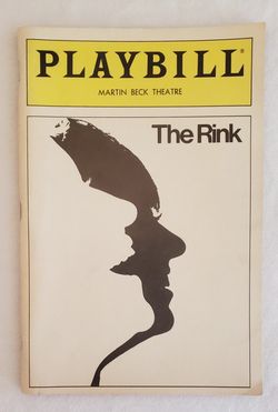 1984 New York City Broadway Liza Minnelli The Rink Playbill READ BELOW