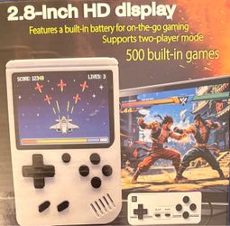 Handheld Retro Game Console 500 Built-In Games