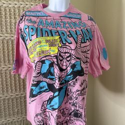 Disney Marvel Pink Shirt 