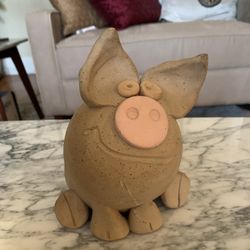 Hand Made One Of A Kind Piggy Bank