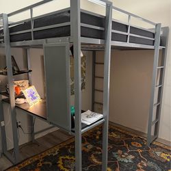 Full Loft Bed with New Mattress