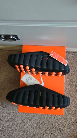 Nike Mind 001 Athletic Slide Pregame Mules Black Hyper Crimson 11