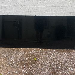 Black countertop slab