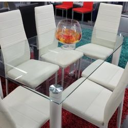 Comedores Economicos ✨️ 7 Pcs Mesa Y 6 Sillas En Especial $399