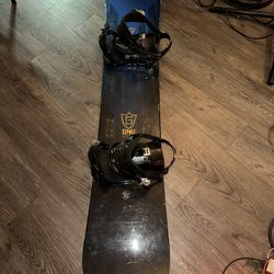 GNU Unisex Snowboard Size 153 