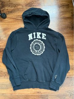 Vintage nike black hoodie size L good cond