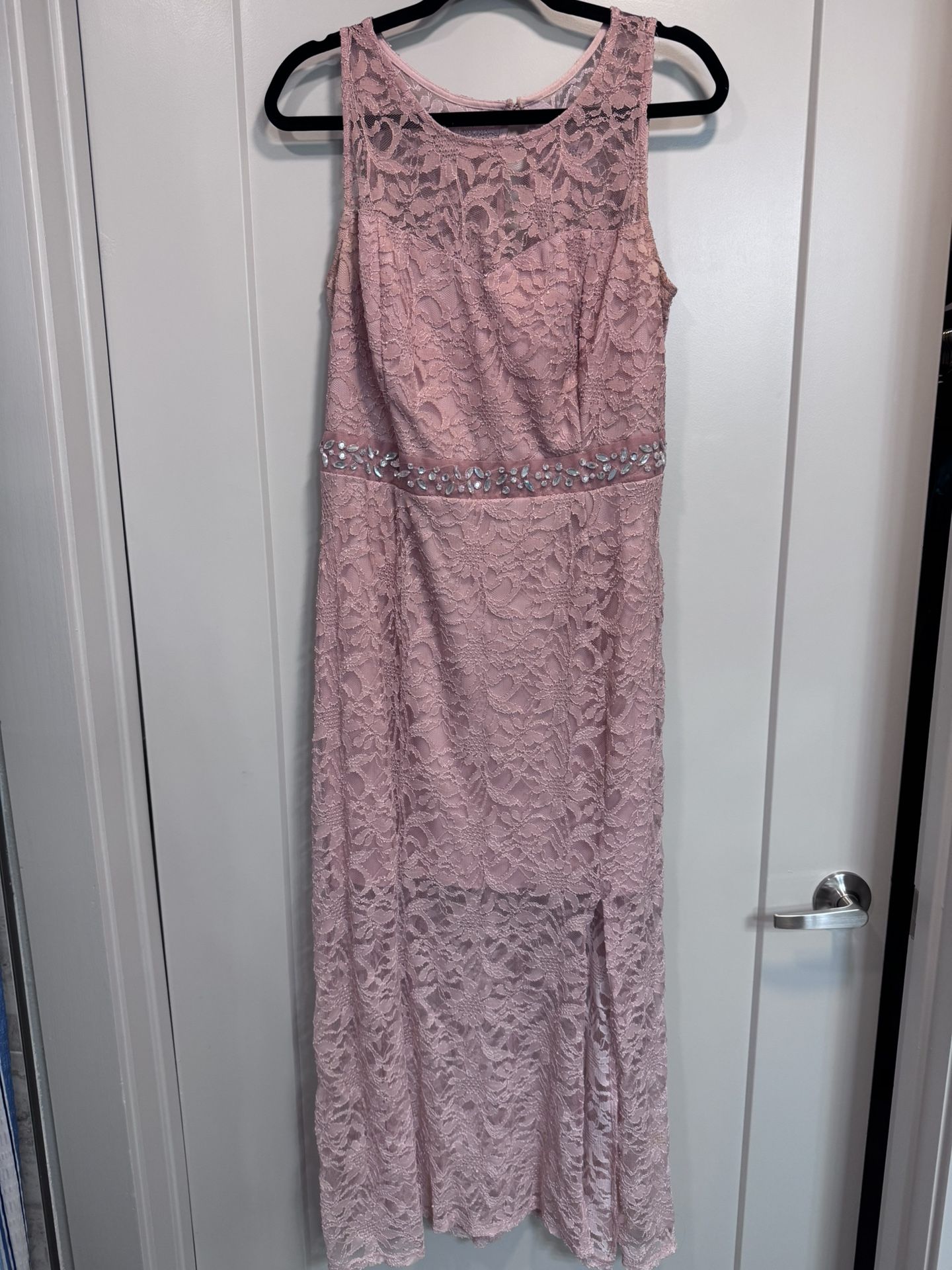 Pink Lace Dress