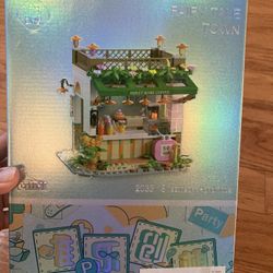 New sweet coffee shop 643pcs building set 