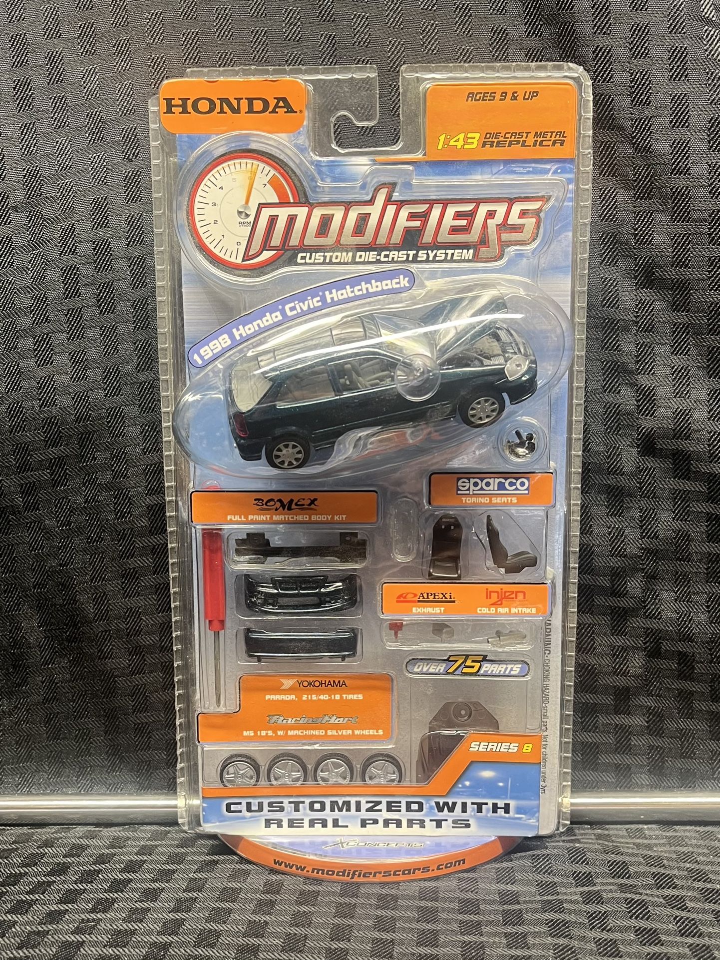 NEW - X Concepts Modifiers 1998 Honda Civic Hatchback Series 8 1:43