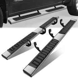 19-25 Chevrolet Silverado Gmc Sierra Side Steps Running Boards Step Bar Nerf Bar Estribos Chevy