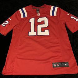 Mens Large Authentic New England Patriots Tom Brady Nike Throwback Jersey