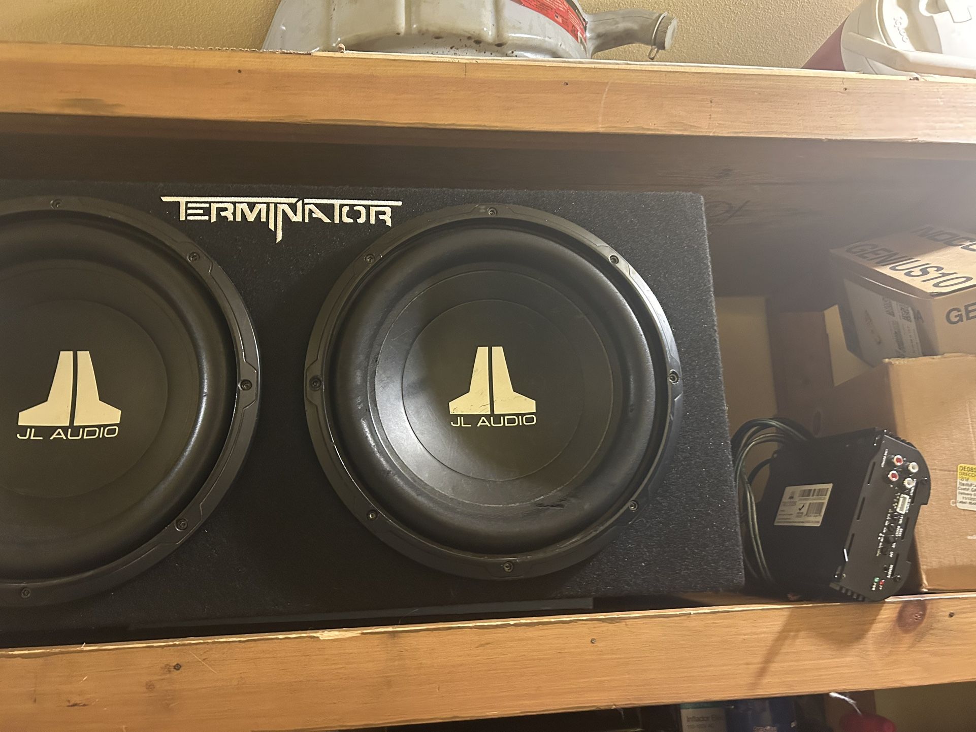 2 Twelve Inch Subs W Amp