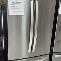 Mother’s Day Sale!🤰 LG 22 cu ft French Door Refrigerator with Ice Maker in Stainless $866 off MSRP!