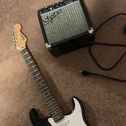 Fender Squier With Amp