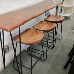 Wilinruck 4pc Counter Height Table Set