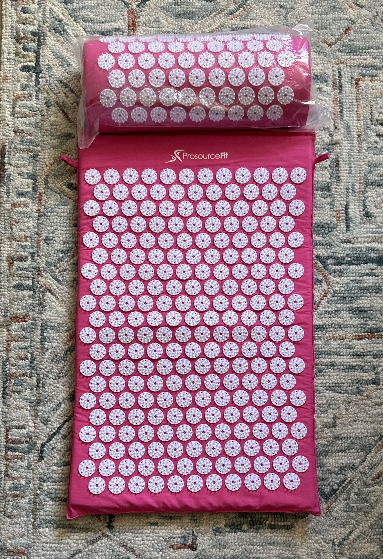 ProsourceFit Acupressure Mat and Pillow Set for Back/ Neck Pain Relief