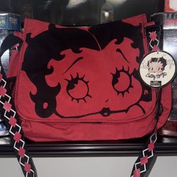 Vintage / Y2K New 2000s Betty Boop Laptop Messenger Bag 