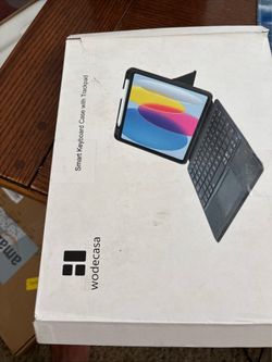Wodecasa Smart Wireless Keyboard Case with Trackpad