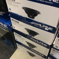 Alpine 12 Inch Subwoofer On Sale Today For 79.99