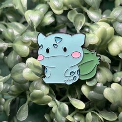 Chibi Bulbasaur Enamel Pin ✨