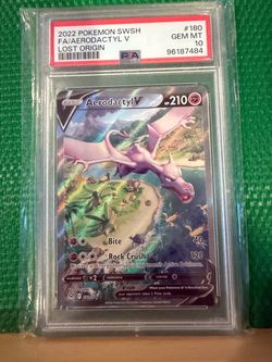 Pokemon Aerodactyl V PSA 10